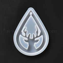 DIY Christmas Reindeer Pendant Silicone Molds&nbsp;DIY-G056-A06