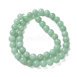 Natural Green Aventurine Round Beads Strands&nbsp;X-G-S150-8mm-2