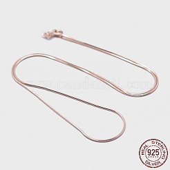 925 Sterling Silver Chain Necklaces&nbsp;STER-F039-11RG
