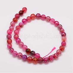 Natural Agate Bead Strands&nbsp;G-G882-8mm-C01-5