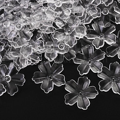 Flower Acrylic Beads&nbsp;TACR-YW0001-17
