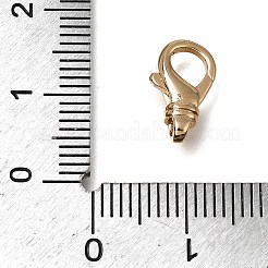 真鍮カニカン  ニッケルフリー  18KGP本金メッキ  12.5x7x3.5mm  穴：1.8mm&nbsp;KK-CBA4292-08G