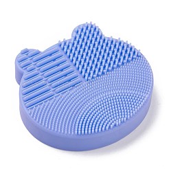 Silicone Makeup Cleaning Brush Scrubber Mat Portable Washing Tool&nbsp;MRMJ-H002-01E