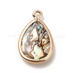Brass Enamel Pendants&nbsp;KK-K252-10G-07