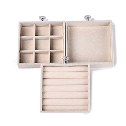 3-Tier PET Plastic Jewelry Storage Drawer Boxes&nbsp;CON-N016-08A