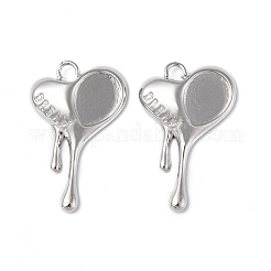 Non-Tarnish 304 Stainless Steel Pendant Cabochon Settings&nbsp;STAS-C066-26P
