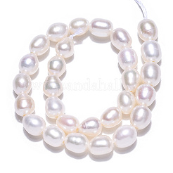 Natural Cultured Freshwater Pearl Beads Strands&nbsp;PEAR-N012-05L