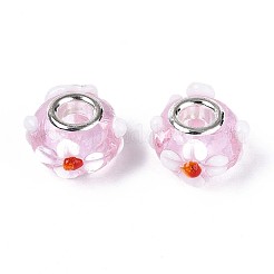 Handmade Lampwork European Beads&nbsp;LAMP-Q029-03J