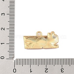 合金エナメルチャーム  ゴールドカラー  カウガールの文字が書かれた長方形  ショッキングピンク  11.5x22.5x2mm  穴：2mm&nbsp;FIND-Z064-01D