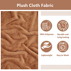 Plush Cloth Fabric&nbsp;DIY-WH0542-40B