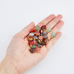 30Pcs 5 Styles Natural & Synthetic Gemstone Charms&nbsp;FIND-DC0002-31