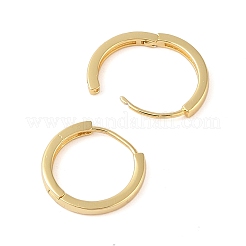 真鍮リングフープピアス  ゴールドカラー  15x2mm&nbsp;EJEW-Q385-01B-G