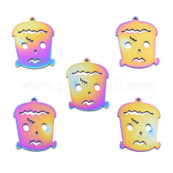Ion Plating(IP) 201 Stainless Steel Pendants&nbsp;STAS-N098-087M