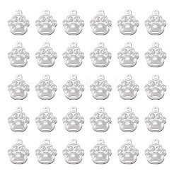 60Pcs 304 Stainless Steel Charms. Paw Print Charm&nbsp;STAS-TA0001-45