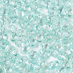Transparent Colours Luster Glass Seed Beads&nbsp;SEED-N008-09C