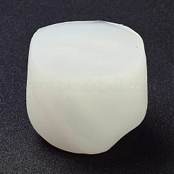 DIYキャンドルシリコンモールド  レジン型  UVレジン用  エポキシ樹脂ジュエリー作り  結び目  ホワイト  7.1x6.9x5.9cm  内径：3.2のCM&nbsp;DIY-Z014-04