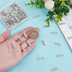 100Pcs Tibetan Style Alloy Multi-Strand Links&nbsp;FIND-GO0003-10AS