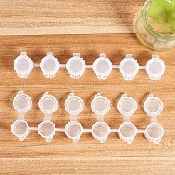 3ml 6箱プラスチック空のペンキパレット  絵の具箱  アートスクール用品  透明  16.8x2.1x1.5cm&nbsp;TOOL-PH0016-56