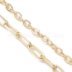 Brass Paperclip Chain Cable Chain Bracelet Slider Making&nbsp;AJEW-JB01523
