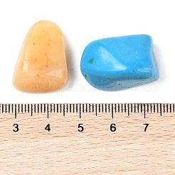 7Pcs Nuggets Chakra Natural & Synthetic Mixed Gemstone Tumbled Polished Stones Collections&nbsp;AJEW-Q152-03