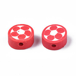 Handmade Polymer Clay Bead Strands&nbsp;CLAY-N006-75