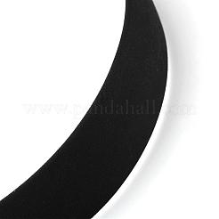 プラスチックヘアバンド  布で覆われました  ブラック  30mm  内径：125mm&nbsp;OHAR-R275-01