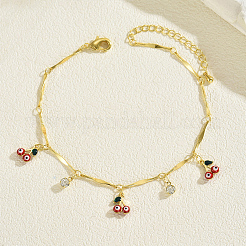 Bohemian Style Brass Pendant Anklet for Women&nbsp;BO4646