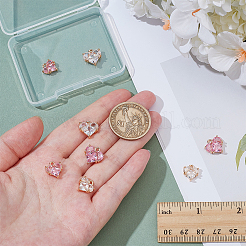 8Pcs 4 Styles Brass Charms&nbsp;KK-WR0001-60