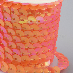 Eco-Friendly Plastic Paillette Beads&nbsp;PVC-Q092-6mm-P88