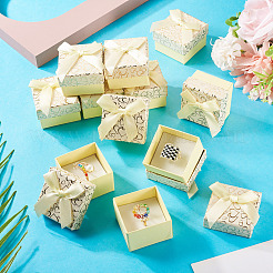 Bowknot Cardboard Paper Ring Gift Storage Boxes&nbsp;CON-TAC0001-16F