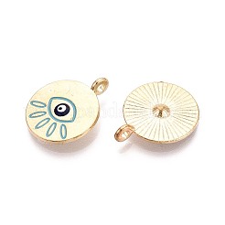 Alloy Enamel Pendants&nbsp;PALLOY-T092-13G