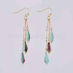 Electroplate Opaque Solid Color teardrop&nbsp;EJEW-JE03812