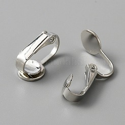 Brass Clip on Earring Findings&nbsp;LS-KK-WH0047-67P