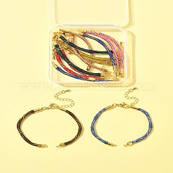 8Pcs 8 Colors Nylon Cord Bracelets&nbsp;MAK-FS0001-05