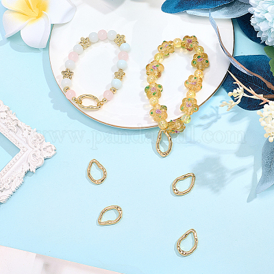 6Pcs Brass Spring Gate Clasps&nbsp;FIND-SC0020-67D-1