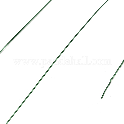 焼き絵の具 鉄線  ラウンド  グリーン  0.4mm  26ゲージ  約328.08フィート（100m）/ロール&nbsp;MW-NH0001-04A-1