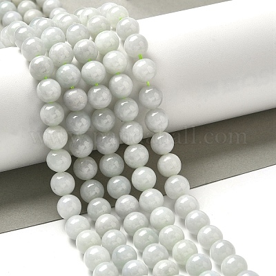 Natural Myanmar Jadeite Beads Strands&nbsp;G-L595-C01-02-1