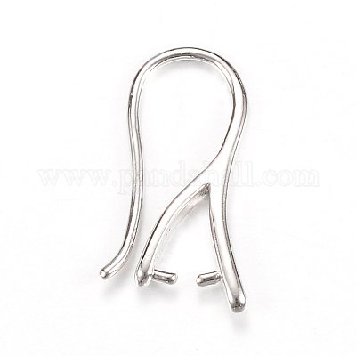 Brass Earring Hooks&nbsp;KK-R037-05P-1