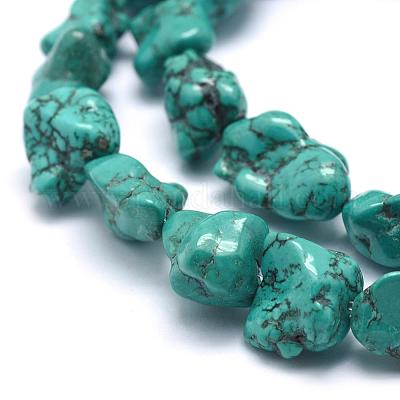 Natural Magnesite Beads Strands&nbsp;TURQ-G148-18B-1