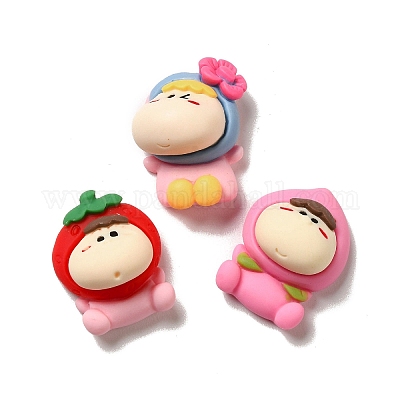 Opaque Resin Decoden Cabochons&nbsp;RESI-K037-03-1