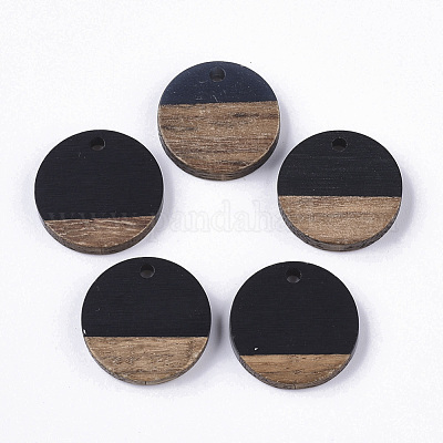 Resin & Walnut Wood Pendants&nbsp;X-RESI-S358-02C-08-1-1