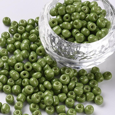 Baking Paint K9 Glass Seed Beads&nbsp;SEED-S003-K9-1