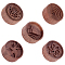 5Pcs 5 Styles Column Wood Aromatherapy Diffuser, Essential Oil Diffuser for Home Office Car, Mixed Shapes, 48~49x20mm, 1pc/style