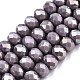 Electroplate Glass Beads Strands&nbsp;EGLA-A034-P4mm-B05-1