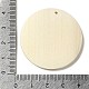 ウッドペンダント  フラットラウンド  天秤座  40x39x6mm  穴：1.6mm&nbsp;WOOD-K011-01D-3