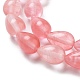 Cherry Quartz Glass Beads Strands&nbsp;G-B106-A01-01-4