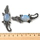 Dual-use Items Alloy Crocodile Brooch&nbsp;JEWB-C026-01G-AS-3