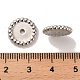 CCBプラスチックビーズ  フラットラウンド  プラチナ  13mm  穴：1.9mm&nbsp;CCB-U001-21A-P-3