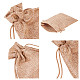 Burlap Packing Pouches Drawstring Bags&nbsp;ABAG-BC0001-08-9x7-3