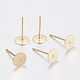 304 Stainless Steel Stud Earring Findings&nbsp;STAS-G179-55G-10mm-1
